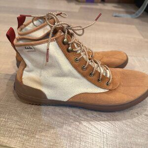 KEDS WOMENS FORESTBOUND HIGH TOP HIKING SHOES TAN SIZE 9.5